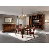 AEA Design Esszimmer Set Garnitur Holz Möbel Kommode 4x Stuhl Tisch Komplett 7tlg.