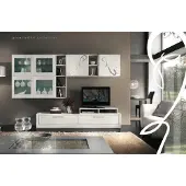 AEA Wohnzimmer Wohnwand tv Wand Anbauwand Möbel rtv Wohnwände Schrank Regal Möbel
