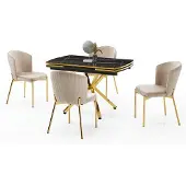 AEA Essensemble Esszimmergruppe Esskombination Esszimmergarnitur Esszimmer Set 5tlg