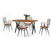 AEA Essensemble Esszimmergruppe Esszimmergarnitur Esszimmer Set Esskombination 5tlg