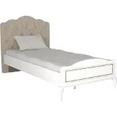 AEA Bett Jugendzimmer Set Kinderbett Weiß Komfortabel Moderne Möbel 100x200 Matratze