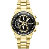 Police Analoog horloge goud