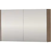 Proline SPK Xcellent Spiegelkast Dubbelzijdig 100x14x60 cm Terra Oak