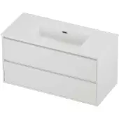 Proline tribute badmeubelset porselein elegant 100x46x54 cm glans wit mat white