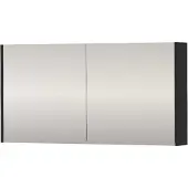 Proline SPK Xcellent Spiegelkast Dubbelzijdig 120x14x60 cm Mat Zwart
