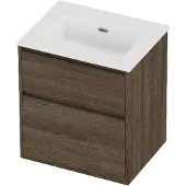 Proline tribute badmeubelset porselein elegant 60x46x67 cm mat white vital oak