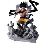 Banpresto Eén stuk bestaande figuur van Monkey D. Ruffy, Gear 4, Senkokkei, 15 cm