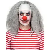 Metamorph Horrorclown pruik grijs