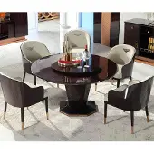 AEA Esstisch Stühle Tisch Designer Stühle Rund Tische Holz Designer Gruppe Garnitur