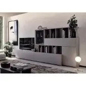 AEA Wohnwand Schrank TV-Schrank Wohnzimmer-Set Anbau Wand Wohnwände Schrankwand