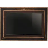 AEA Tv Wand Paneel Verkleidung Holz Barock Luxus rtv Wohnzimmerwand Fernseh Möbel