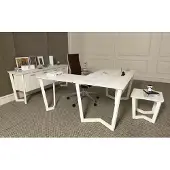 AEA Schreibtisch Büro Kommode Eckschreibtisch Büro Garnitur Aktenschrank 3tlg.