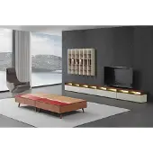 AEA Wohnwand Schrank Moderne Design Kommode RTV Schränke Multifunktions Tisch Couch