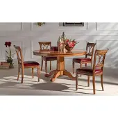 AEA Esstisch 4x Stühle Esszimmer Set Gruppe Garnitur Tisch Sitzgruppe 5tlg.