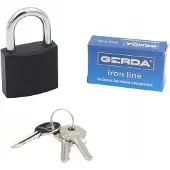 Gerda IJzeren Hangslot met drukknopsluiting - 50mm