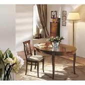 AEA Esstisch 4x Stühle Klassische Esszimmer Garnitur 5tlg. Set Oval Tisch