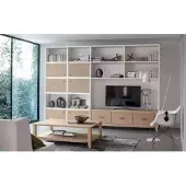 AEA Wohnwand TV-Schrank Couchtisch Wohnzimmer Set Wohnmöbel Wohnzimmer