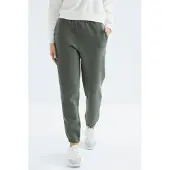 Tommy Life Dames Hoge Taille Fleece Joggingbroek