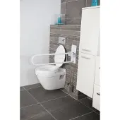 Atlantis - Opklapbare toiletbeugel - Gecoat staal - 76 cm