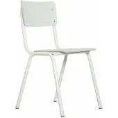 Workliving School Eetkamerstoel - Houten Design - Opstapelbaar - Wit