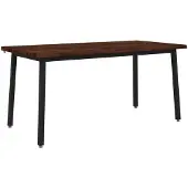 Syfax Live Edge Eettafel 160 x 80 x 75 cm Massief Acaciahout