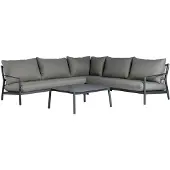 Tierra Outdoor Monti Loungeset Charcoal