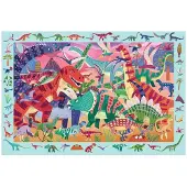 Mudpuppy Zoek-En-Vind-Puzzel - Machtige Dinos - 59X39Cm - 64 Stukjes - 4 Jaar