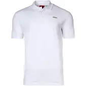 HUGO Shirt 'Donos' zwart / wit