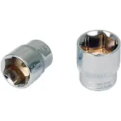 Ks Tools 918.3908, Doppelsleutel, 3/8 inch, metrisch, 1 kop, 11/16 inch, chroomvanadiumstaal