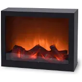 MaxxHome Led Openhaard - Sfeerhaard - Metaal - 30x25cm