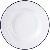 Olympia Assiette Creuse en Acier Emaillé 245 mm - x 6 - - - Acier émaillé