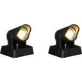 Luville Kerstdorp Verlichting 4 X 3,7 X 4 Cm 2 Stuks
