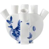 Heinen Delfts Blauw - Tulpenvaas hartvorm Tulp - Keramiek - 17 cm