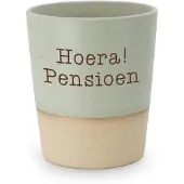Miko Special Ceramics mok - Hoera Pensioen! - Mok / beker voor koffie