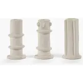 Serax - Marie Michielssen Marie - Kandelaar - Beige - 5 Ø - H 10cm - 3 stuks
