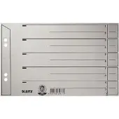 Leitz Numerieke tabbladen A5 Grijs Karton Rechthoekig 200 g/m² 1656 100 Stuks