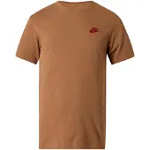 Nike Shirt 'CLUB' karamel / rood