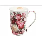 Queen Isabell Elegante Porseleinen Mok met Bloemendesign - 400ml