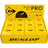 Dunlop - Squash Balls- Pro 4x3 ball box- Black/Yellow