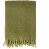 Scandi Living Dune mohair plaid 130x170 cm Olive