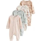 Next Nachtkledij beige / pastelblauw / pastelroze / wit