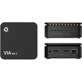 Kramer VIA-GO3, Desktop, Zwart, Aluminium, Kensington, CE-markering, FCC-certificering, UL-certificering, BIS-certificering, Intel
