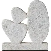 Muubs Luna sculptuur Grijs, 12x3x21,5 cm