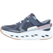 SKECHERS MAX CUSHIONING GLIDE-STEP Jongens Instappers - Donkerblauw / Rood / Blauw