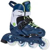 Playlife Kids Khaan LTD rolschoenen, diepblauw, verstelbaar, maat: 35-38