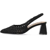 Bianco Biamaralyn Woven Slingbacks Zwart 39