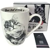 Queen Isabell - Porseleinen mok - Beker - Siberische kat, 350ml, Q1-05201