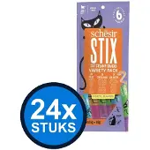 Schesir 24x - Kattensnack - Variety Pack - 6x15g