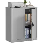 Vinsetto File Cabinet-kaltgewalzter Stahl-80 x 40 x 92,5 cm-grau