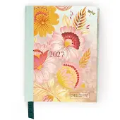 Paperclip Mini Agenda Pink Flowers 2027 –